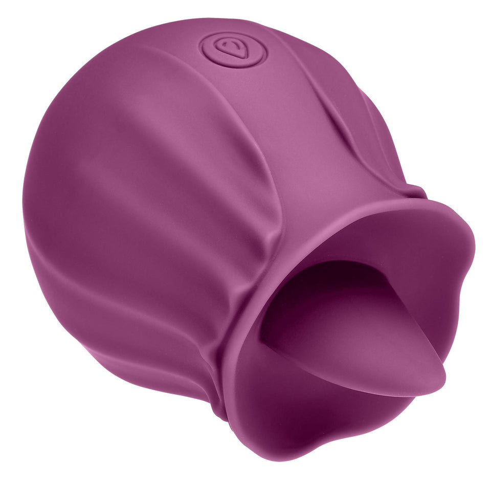 CLOUD 9 HEALTH & WELLNESS FLUTTER ORAL TONGUE STIMULATOR PLUM