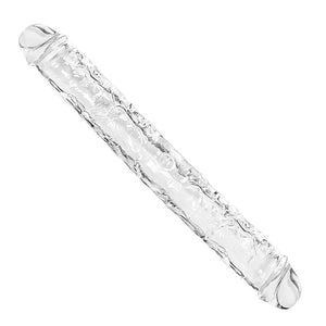 13 Inch Double Ended Realistic Dildo Flexible Clear Dildos Long Dong for Double Sided Lesbian Anal Play G-spot Stimulator Sex To