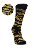 (Wd) Sexy Socks Sexy Words 36-