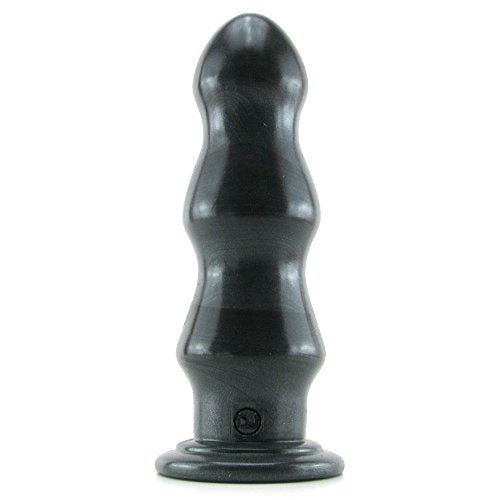 Doc Johnson American Bombshell - B-7 Tango - Vac-U-Lock And F Machine Compatible Dildo Or Butt Plug - Gunmetal Grey