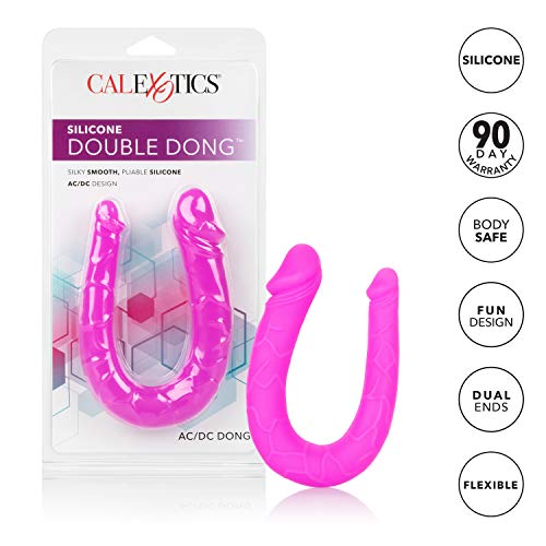 Silicone Double Dong Ac/Dc Dong - Pink