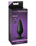 Pipedream, Small Silicone Anal Plug | Black, Waterproof, Weighted | Anal Fantasy Elite Collection