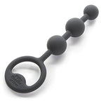 Fifty Shades Of Grey Carnal Bliss Black Silicone Anal Pleasure Beads - Petite Size - 3.5 Inch