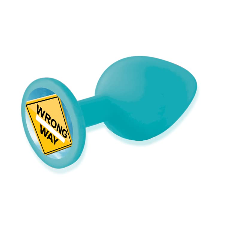 The 9'S Booty Talk Wrong Way Silicone Butt Plug