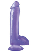 Pipedream Basix 8'' Dong With Suction, Purple