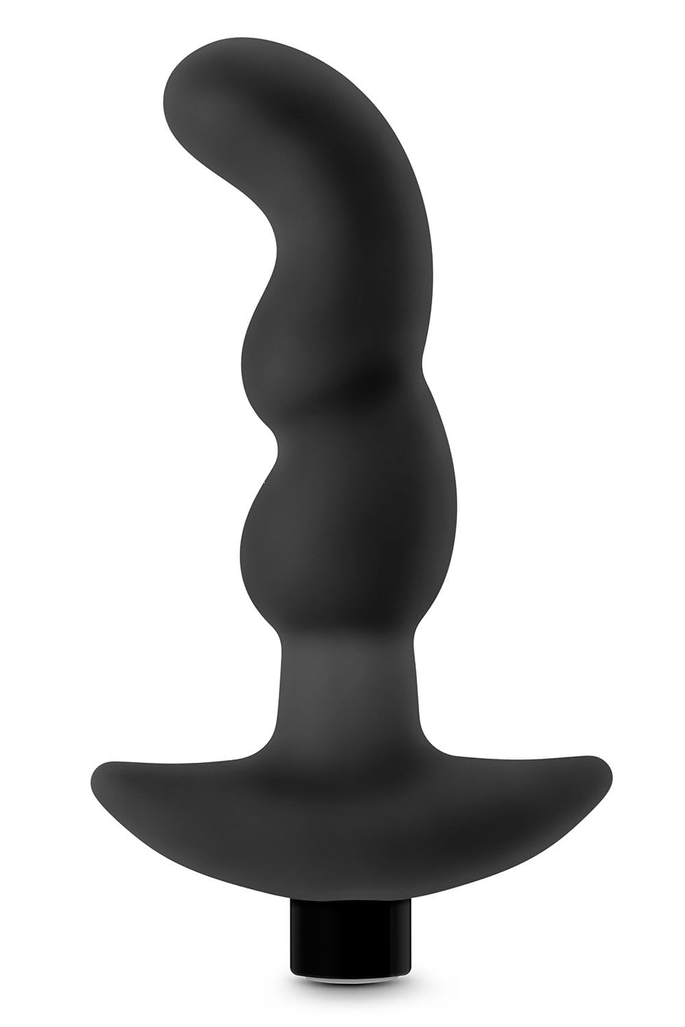 Blush Novelties Anal Adventures Prostate Massager 03 - Platinum Cured Puria Silicone - Ultrasilk Smooth - Rechargeable 10 Vibrat