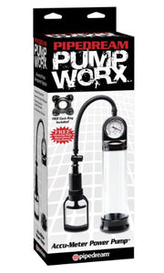 Pump Worx AccuMeter Power Pump for Men and Cock Ring Combo
