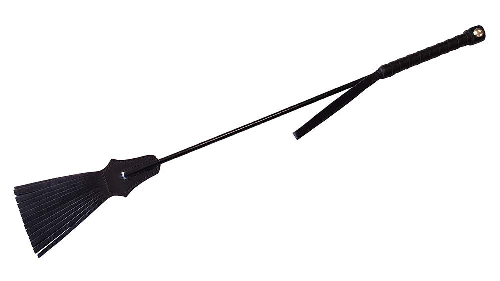 Rouge Tasselled Riding Crop - Black