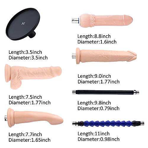 Auxfun Sex Machine Device For Women Auto Thruting Love Machne Dildo Hismith 3.5''Suction Cup Adapter With 3 Xlr Connector Attahcments Hands-Free Machine Lifelike Dildo