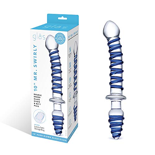 10&quot; Mr. Swirly Dble End W/ Butt Plug