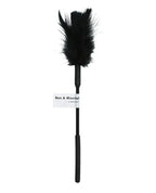 Sportsheets - Sex & Mischief: Feather Slapper - Tickle And Spanking Adult Toy (Red And Black)