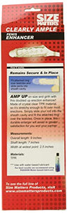 Size Matters Clearly Ample Penis Enhancer Sheath