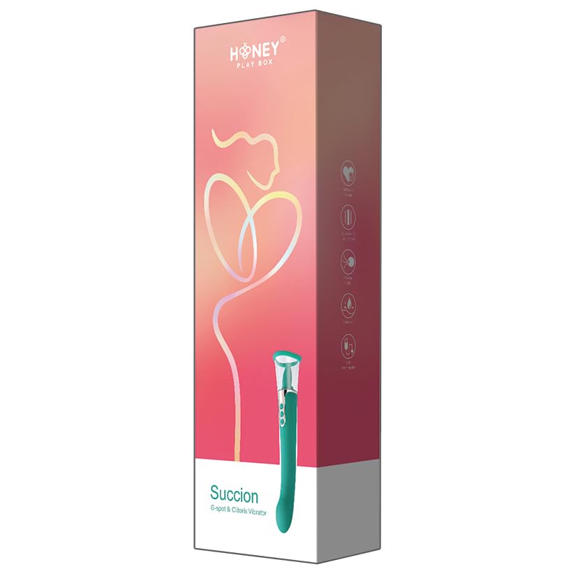 Honey Play Box Succion 3In1 Clitoral Sucking G Spot Vibrator-Green