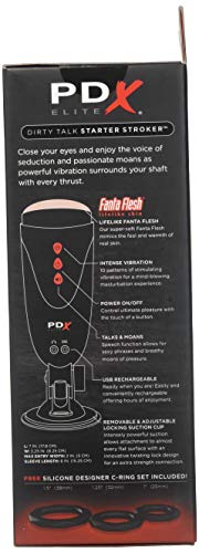 Pipedream Pdx Elite Dirty Talk Starter StrokerBlack