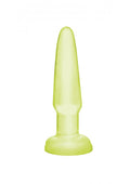 Basix Beginners' Butt Plug, Glow In The Dark