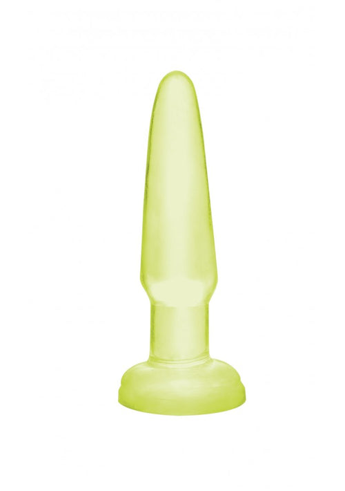 Basix Beginners' Butt Plug, Glow In The Dark