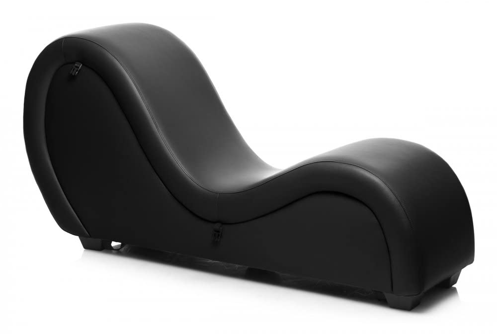 Master Series Kinky Couch Sex Chaise Lounge - Black