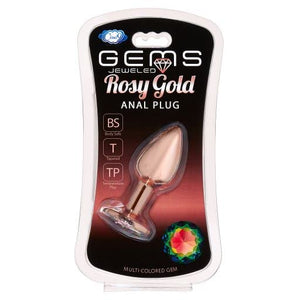 Gems Rosy Gold Anal Plug Large