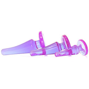 Crystal Jellies Anal Trainer Kit Purple