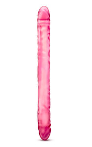 B Yours - 18In Double Dildo - Pink