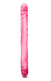 B Yours - 18In Double Dildo - Pink