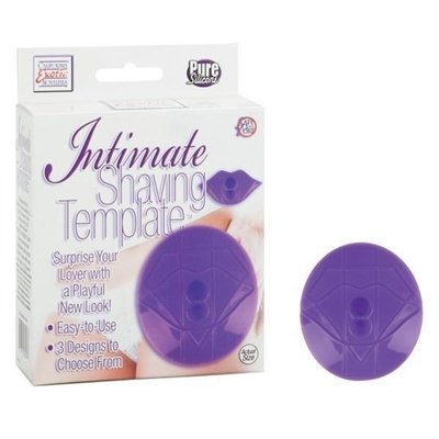California Exotic Novelties Intimate Shaving Template, Purple