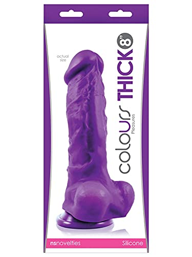 Colours Pleasures Thick 8In Purple