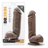 Dr. Skin - Mr. D - 8.5In Dildo Chocolate