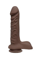 The D Super D 8 W/Balls Chocolate Brown Dildo ''