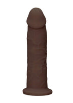 Realrock By Shots America - Silicone Dildo Without Balls - 9 Inches - Brown