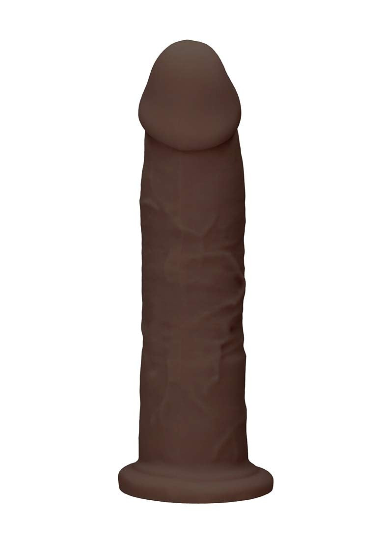 Realrock By Shots America - Silicone Dildo Without Balls - 9 Inches - Brown