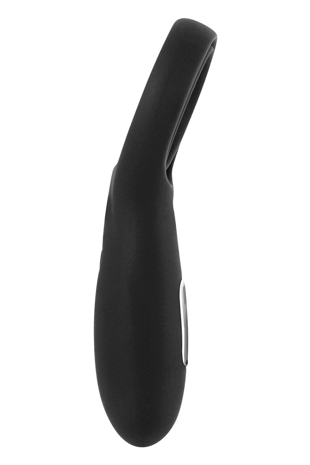 Evolved Novelties Zero Tolerance Vibrating Rechargeable Cock Ring Torpedo, Black