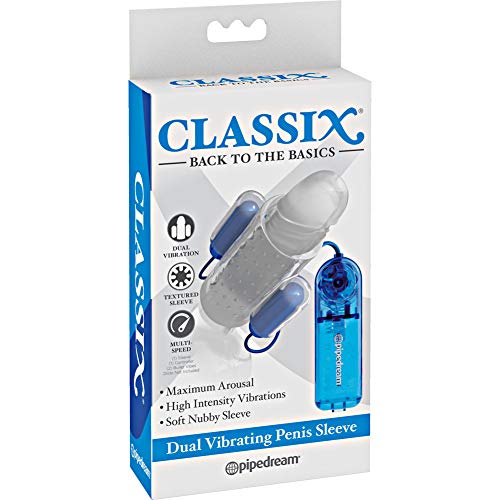 Pipedream Products Classix Dual Vibrating Penis Sleeve