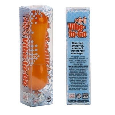 California Exotic Novelties Mini Vibe-To-Go Individual Massagers, Orange