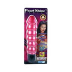 Pearl Shine Ribbed Wp Vibrator  Pink