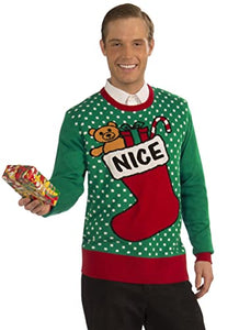 Xmas Sweater Nice Stocking X/Xl