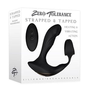 Zero Tolerance  Strapped  Tapped Silicone  Rechargeable RemoteControl Heating  Vibrating Action Simultaneous Prostate and P