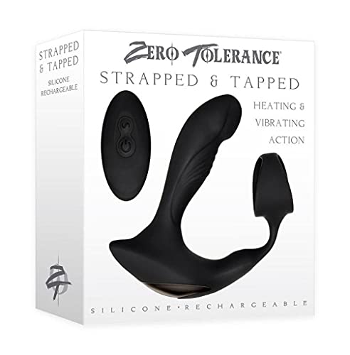 Zero Tolerance  Strapped  Tapped Silicone  Rechargeable RemoteControl Heating  Vibrating Action Simultaneous Prostate and P