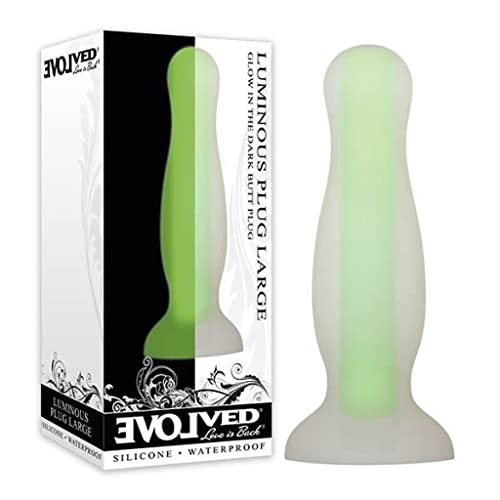 Luminous Anal Butt Plug Large Green Glow In The Dark