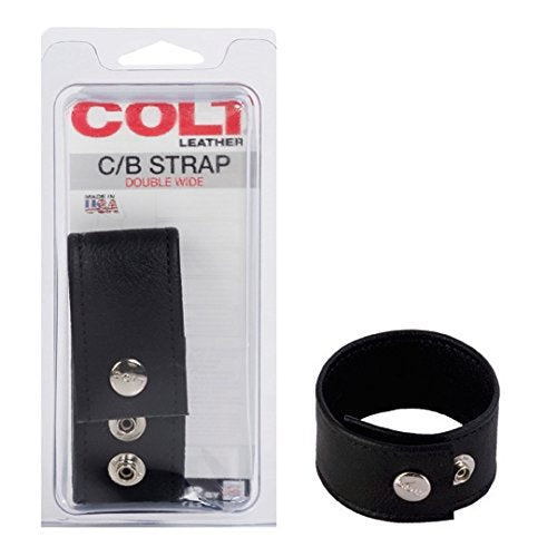 California Exotics Colt Double Wide Leather Strap