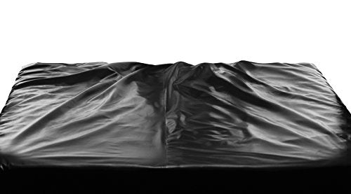 Master Series King Size Waterproof Fitted Play Sheet, Black (Ad930)