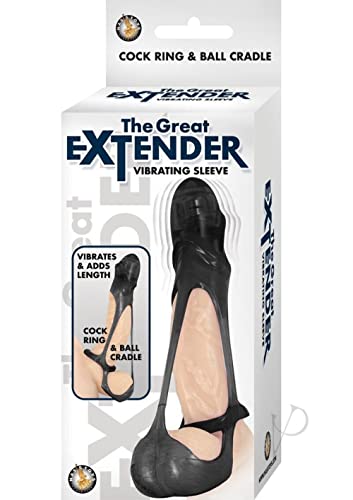 The Great Extender Vibrating Sleeve Blac