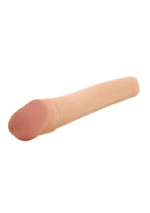 (D) CYBERSKIN 2 XTRA THICK LI VIBRATING PENIS EXTENSION ''
