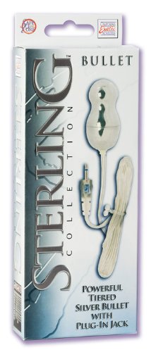 California Exotic Novelties Sterling Collection, Tiered Silver Bullet, 2.2-Inch