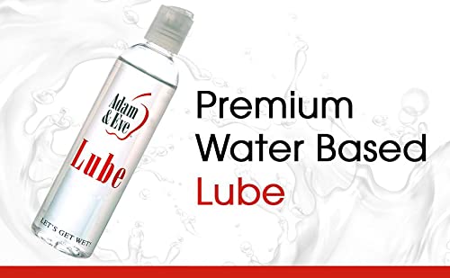 Adam & Eve Water Based Lube 8 Oz. | Personal Lubricant For Men, Women And Couples