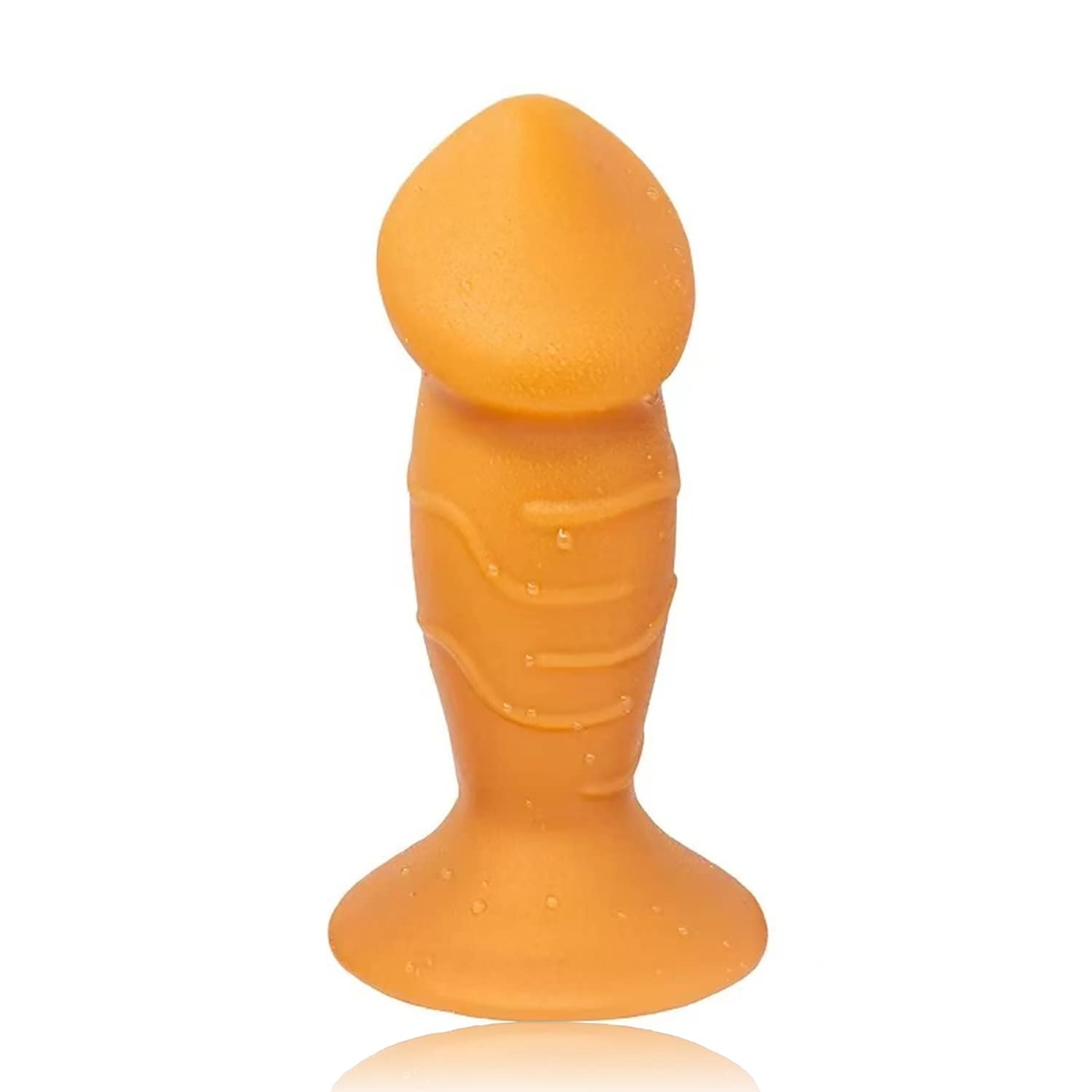 Fuirre Large Anal Training Plug,Liquid Silicone with Powerful Sucker Base,Stimulation Vaginal Massage Prostate Masturbation Sex 