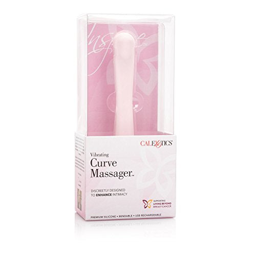Calexotics Inspire Vibrating Curve Massager - Waterproof Sex Toys For Couples - Rechargeable Waterproof Massager - Flexible Adul