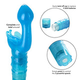 Calexotics Original Butterfly Kiss Vibrator - Multi-Speed Waterproof Vibe - Adult Sex Toys For Couples - Clitoral G Spot Massager - Blue