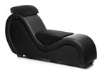 Master Series Kinky Couch Sex Chaise Lounge - Black
