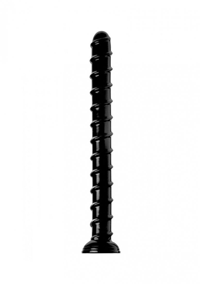 Hosed 18-Inch Swirl Silicone Dildo - Extra-Long Textured Dildo for Deep Anal Play - Flexible, Body-Safe Design Compatible with F